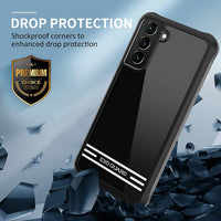 ExoGuard iPhone 12 Series Case with Screen Protector, Dual Layer Full Body Protection Cover Clear Back Phone Case for iPhone Series