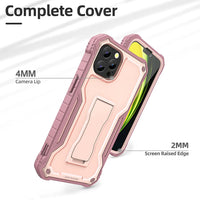ExoGuard for iPhone 13 Series Case, Rubber Shockproof Full Body Cover Case with Tempered Glass Screen Protector Built-in Kickstand for iPhone 13/iPhone 13 Mini/iPhone 13 Pro/iPhone 13 Pro Max