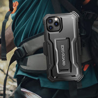 ExoGuard Belt Clip Holster for Apple iPhone 12 Series Case, Heavy Duty Belt Clip Holster and Adjustable with 360 Degree Rotation for iPhone 12/iPhone 12 Pro/iPhone 12 pro max(BLACK)