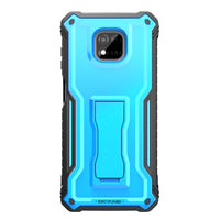 ExoGuard for Moto G Power 2021 Case, Rubber Shockproof Full-Body Cover Case Built-in Screen Protector and Kickstand