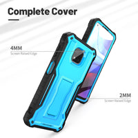 ExoGuard for Moto G Power 2021 Case, Rubber Shockproof Full-Body Cover Case Built-in Screen Protector and Kickstand