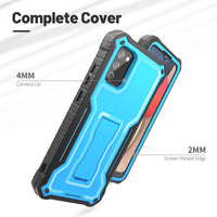 ExoGuard for Samsung Galaxy A02S Case, Rubber Shockproof Full-Body Cover Case Built-in Screen Protector and Kickstand Compatible with Samsung A02S Phone