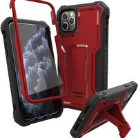 ExoGuard for iPhone 11 Series Case, Rubber Shockproof Full-Body Cover Case Built-in Screen Protector with Kickstand for iPhone 11/iPhone 11 Pro/iPhone 11 Pro Max