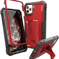 ExoGuard for iPhone 11 Series Case, Rubber Shockproof Full-Body Cover Case Built-in Screen Protector with Kickstand for iPhone 11/iPhone 11 Pro/iPhone 11 Pro Max