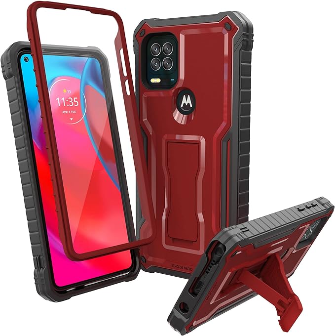 ExoGuard for Moto G Stylus 5G Case, Rubber Shockproof Full