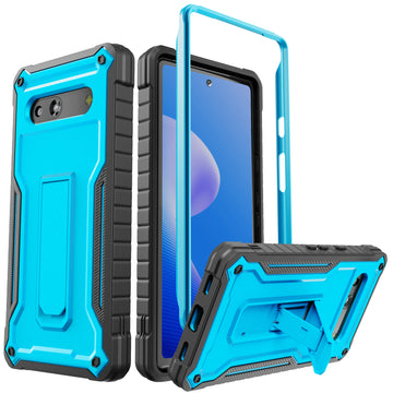 ExoGuard for Google Pixel 7 Series Case, Built-in Kickstand Rubber Shockproof Full Body Cover Case for Google Pixel 7/Google Pixel 7A/ Google Pixel 7 Pro