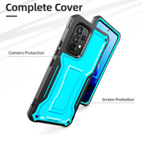 ExoGuard for Samsung Galaxy A53 Case, Rubber Shockproof Full-Body Cover Case with Screen Protector for Samsung A53 5G Phone, Built-in Kickstand