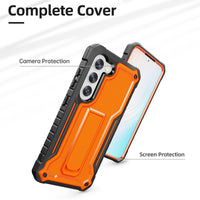 ExoGuard for Samsung Galaxy S23 Series Case, Rubber Shockproof Heavy Duty Case with Screen Protector Built-in Kickstand for Samsung S23 / Samsung S23 Plus / Samsung S23 Ultra（S23 Ultra Does not come with a screen protector）