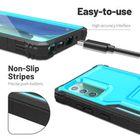 ExoGuard Samsung Galaxy Note 20 Series Case,Built-in Kickstand Rubber Shockproof Cover Case for Samsung Note 20/ Samsung Note 20 Ultra