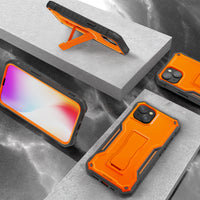 ExoGuard for iPhone 14 Series Case, Rubber Shockproof Full-Body Cover Case Come with a Tempered Glass Screen Protector and Kickstand for iPhone 14/iPhone 14 Plus/iPhone 14 Pro/iPhone 14 Pro Max